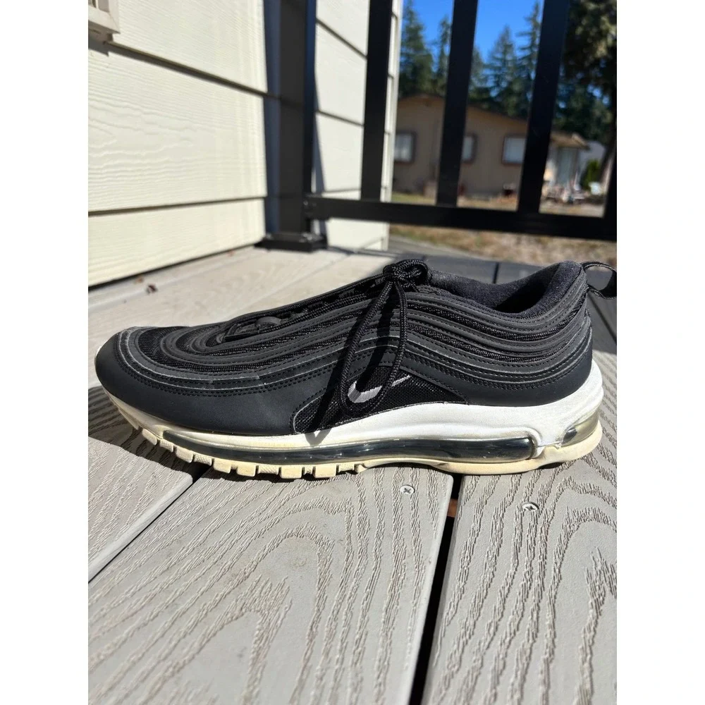 Nike Air Max 97 Black Retro Running Shoes Sneakers‎ 921826-001 Men's Size 11